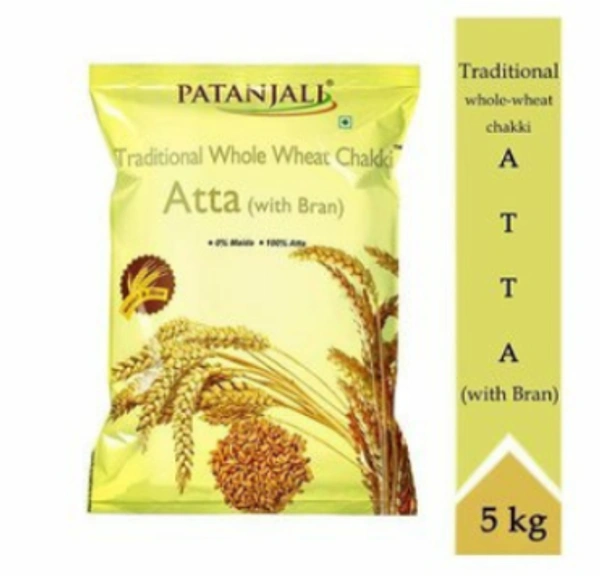 PATANJALI  ATTA ( WITH BRAN)  - 10 KG